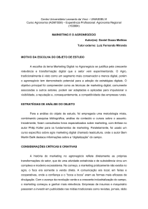 Marketing e Agroneg&oacute;cio: Estrat&eacute;gias Digitais na Agricultura