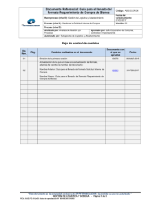 Gu&iacute;a Requerimiento de Compra - EP PETROECUADOR