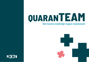 QuaranTEAM: Teambuilding Activiteiten voor Isolatie
