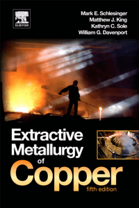 Extractive Metallurgy of Copper Textbook