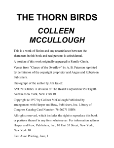 The Thorn Birds: Excerpt - Meggie's Birthday
