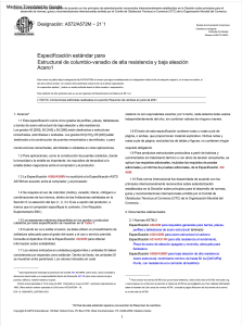 A572/A572M: Especificaci&oacute;n de Acero para Aplicaciones Estructurales