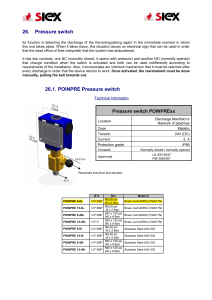 POINPRE Pressure Switch: Function, Technical Specs & Models