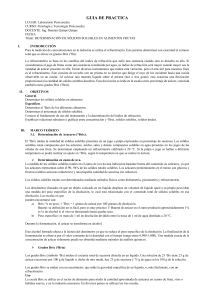 Gu&iacute;a de Pr&aacute;ctica: Determinaci&oacute;n de S&oacute;lidos Solubles en Frutas