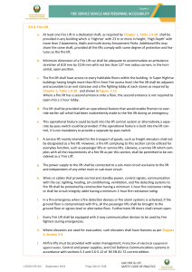 UAE Fire Lift Specifications: Safety Code of Practice Guidelines