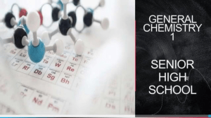 General Chemistry: Matter, States, Properties, & Separation