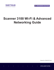 Scanner 3100 Wi-Fi & Advanced Networking Guide