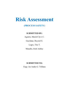 Risk Assessment: Chemical Reactor Safety Systems