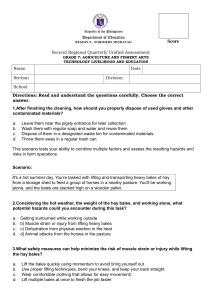 Grade 7 Agriculture Exam: Farm Safety & Crop Production