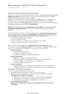 Riclassificazione del Bilancio: Criteri Finanziari