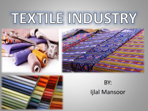 Textile Industry Overview: Pakistan's Exports, History & Challenges