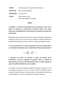 Atividade 1 - Microeconomia Aplicada