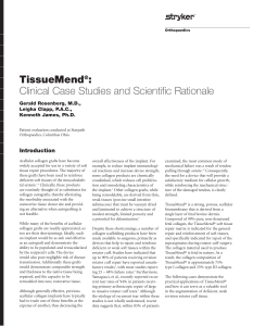 TissueMend&reg; Rotator Cuff Repair: Clinical Case Studies