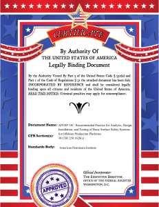 API RP 14C: Offshore Safety Systems Analysis & Design