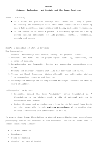 Science, Technology, and Human Flourishing: Module 6 Overview