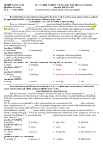 High School English Exam Prep - Practice Questions