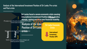 Sri Lanka IIP Analysis: Pre & Post Economic Crisis