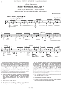 Saint-Germain en Laye Guitar Score by Dyens/Shramko