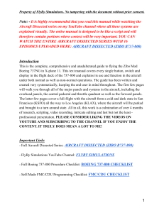 Zibo Mod 737-800 Aircraft Manual: X-Plane 11 Guide