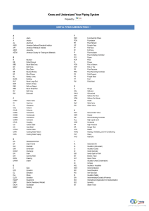 Piping Abbreviations Guide | Engineering Reference