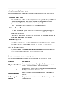 Construction Project Delays: FYP Guide & Research Insights