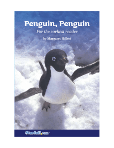 Penguin, Penguin: Early Reader Book on Adelie Penguins for Kids