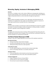 DEIB in the Workplace: A Guide to Diversity, Equity, Inclusion