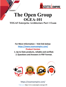 TOGAF OGEA-101 Exam Questions & Answers | Exam Sample