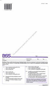 Suicide Risk Assessment Questionnaire