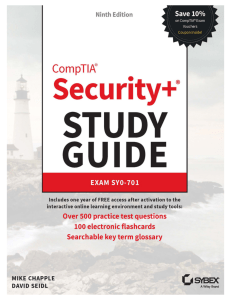 CompTIA Security+ SY0-701 Study Guide
