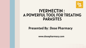 Ivermectin: A Powerful Tool for Treating Parasites