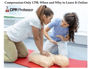 Compression-Only CPR: Learn Online | CPR Professor