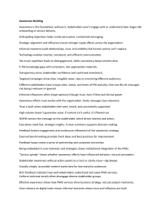 PMO Awareness & Needs Assessment: A Guide
