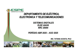 Sistemas Digitales: Circuitos Combinacionales y Escalas de Integraci&oacute;n