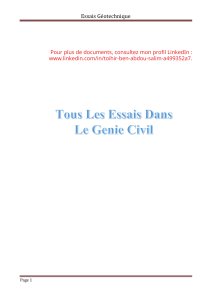 Essais Géotechniques