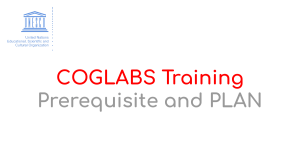 Coglabs Training: Prerequisites & Plan