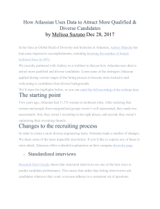 Atlassian: Data-Driven Diversity & Inclusion in Hiring