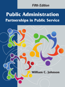 Public Administration: Partnerships in Public Service - 5th Edition Textbook