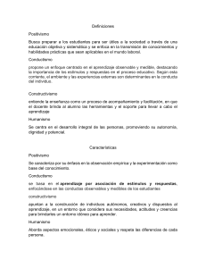 Definiciones y Caracter&iacute;sticas de Corrientes Educativas