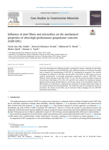 UHP-GPC: Steel Fibers & Microsilica Influence on Mechanical Properties