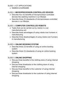 ICT Applications & Impacts: Presentation Slides