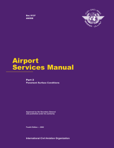 Airport Pavement Surface Conditions Manual