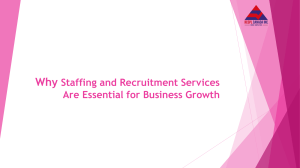 Staffing & Recruitment: Essential for Business Growth
