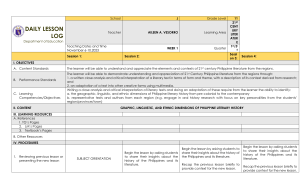 21st Century Philippine Literature Lesson Log