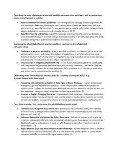 Computer Vision in Self-Driving Cars: Reliability & Challenges