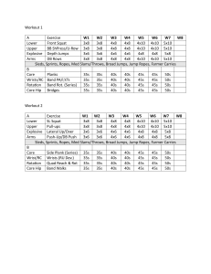 Workout Plan: Strength & Conditioning Program
