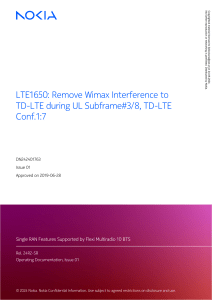 LTE1650: Wimax Interference Removal in TD-LTE Networks