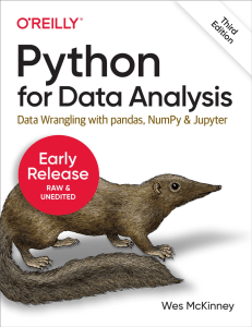 Python for Data Analysis: Pandas, NumPy, Jupyter