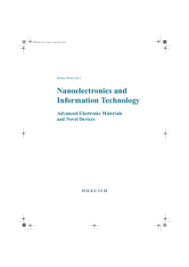 Nanoelectronics and Information Technology Textbook