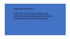 Newton's Third Law of Physics Explained